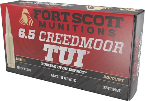 Fort Scott Munitions 6.5 Creedmoor Rifle Ammo - 123GR | 20RD Box