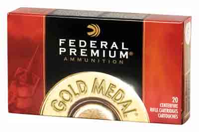 Federal Premium Gold Medal Sierra Matchking Rifle Ammunition .338 Lapua MAG 300 Gr BTHP 2580 FPS - 20/Ct