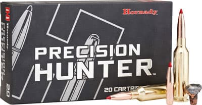 Hornady Precision Hunter Rifle Ammunition 7MM WSM 162 Gr ELD-X 3000 FPS 20/Ct