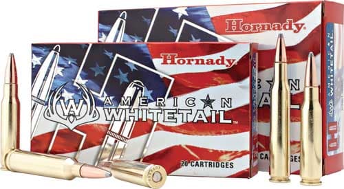 Hornady American Whitetail Rifle Ammunition .308 Win 165 Gr. SP 2700 FPS 20/Ct