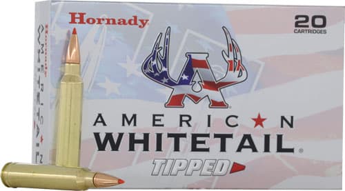 Hornady American Whitetail Tipped SST Rifle Ammunition 6.5 PRC 129GR PT 3120 FPS 20/Ct