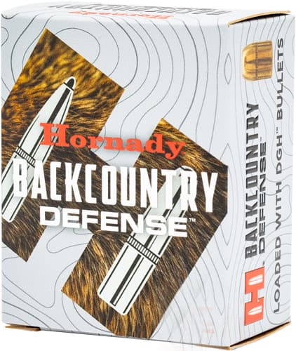 Hornady Backcountry Defense Ammunition 10MM Auto 200GR JFP 1160 FPS 20/Ct