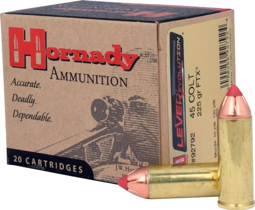 Hornady Leverevolution Handgun Ammunition .45 Colt 225 Gr FTX 960 FPS 20/Ct