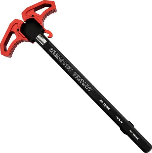 Armaspec Victory Charging Handle RED