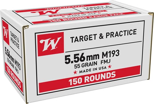 Lake City Rifle Ammunition 5.56X45 NATO M193 55 Gr. FMJ 600/Ct (4-150/CT)