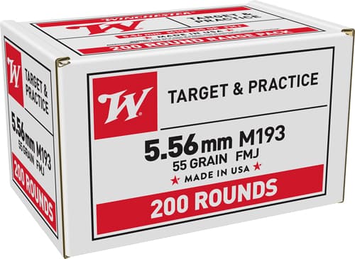 Lake City Rifle Ammunition 5.56X45 NATO M193 55 Gr. FMJ 3270 FPS (4-200/CT) 800/Ct