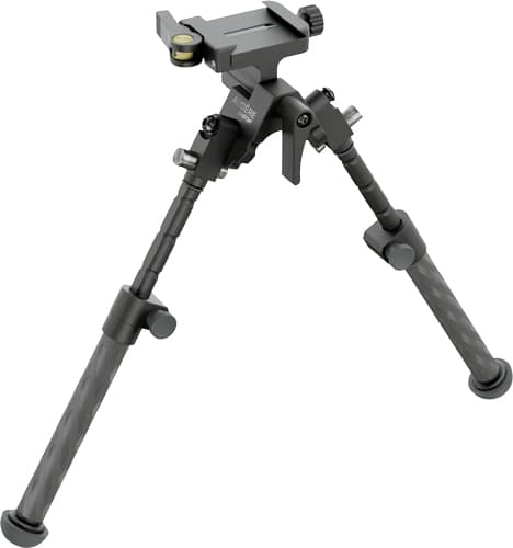 Audere Shadow Bipod 10 OZ. - ARCA RAIL Mount Carbon Fiber