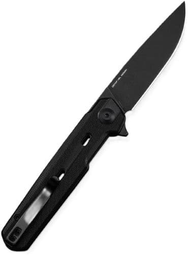 Civivi Knife NAVO 3.25" Black - G10 Black Stonewash Liner LOCK