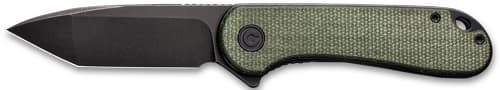 Civivi Knife Elementum 2.96" - Green Micarta/Black D2 CLAM PK