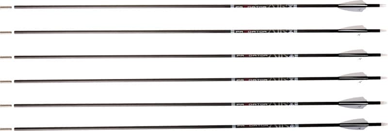 Carbon Express Predator AIR Arrows .500 6PK Fletched