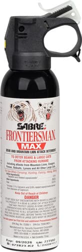 Sabre Frontiersman Max Bear and Mountain Lion Spray 7.9 Oz