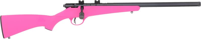 Savage Rascal FV-SR Rifle .22LR Single Shot 16" Heavy Barrel Synthetic Stock Pink