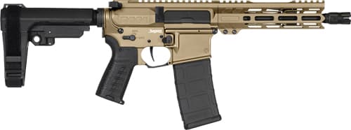 CMMG Banshee MK4 Pistol - FDE | 300 BLK | 8" Barrel | 7" M-LOK Handguard | SBA3 Arm Brace