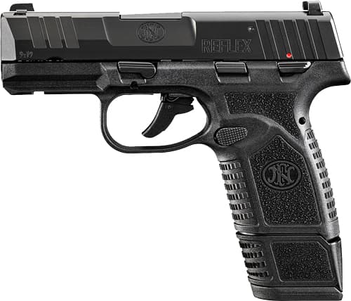 FN Reflex MS Handgun 9MM Luger 11(1)&15(1)rd Magazines 3.3" Barrel Manual Safety Black