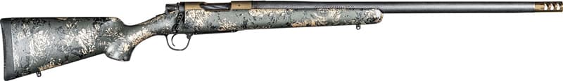 Christensen Arms Ridgeline FFT Rifle 7MM Backcountry 4RD Magazine 20" 5/8X24 Threaded Barrel Burnt Bronze Brown with Green and Tan