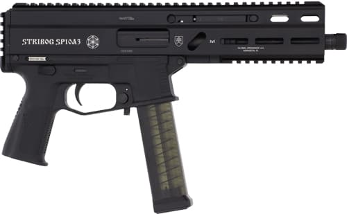 Grand Power Stribog SP10A3 Pistol - Black | 10MM | 8" Threaded Barrel | 20RD