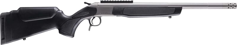 CVA Scout TD Single Shot Rifle .350 Legend 20" Threaded Stainless Barrel Black Stock 0 MOA Pic Rail