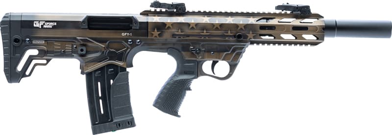 Gforce ARMS GFY1 AR-12 12GA 3" - 18.5" 5RD Bronze USA FLAG