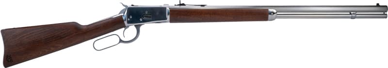 Heritage 92 Lever Action Rifle .44 MAG 12RD Capacity 24' Polished Stainless Octagon Barrel Wood Stock