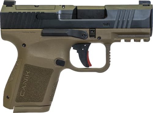 Canik METE MC9 CA Compliant Handgun 9MM Luger 10RD Magazine(2) 3.18" Barrel FDE Frame/ Black Slide