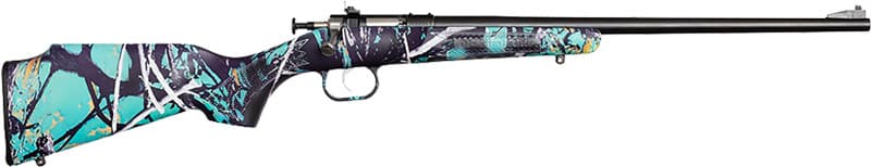 Keystone Crickett Rifle .22 LR Single Shot 16.125" Blued Barrel Synthetic Stock Serenity