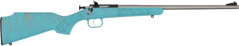 Keystone Crickett "My First Rifle" .22 LR Single Shot 16.1" Barrel Webbed Blue with Gold Webbing