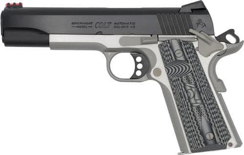 COLT Competition 45ACP 5" 8RD - TWO TONE G10 Grips