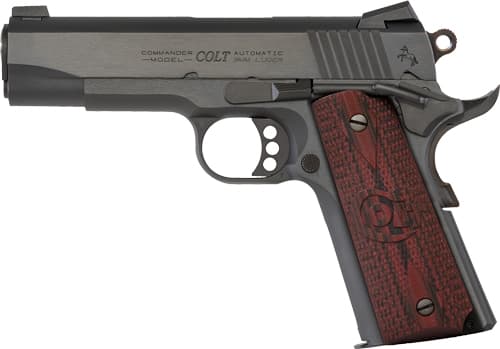Colt Combat Commander Handgun 9MM Luger 9RD Magazine 4.25" Barrel Blued Finish