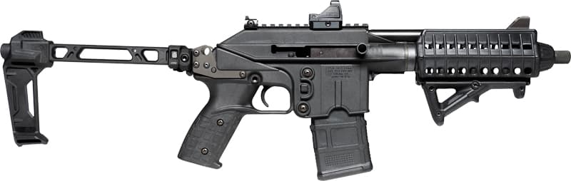 Kel-Tec PLR-16 Defender Pistol - Black | 5.56NATO | 9.2" Threaded Barrel | 10RD | Viridian RFX11 | Magpul AFG | Strike Industries Brace