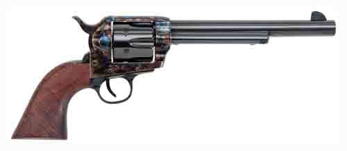 Traditions 1873 SA Revolver - 44 MAG 7.5" Color CASE/Walnut