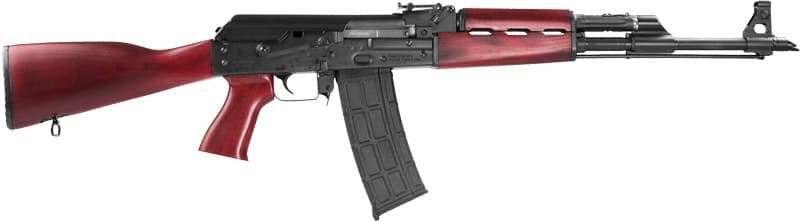 Zastava Zpapm90 AK-47 Rifle Bulged Trunnion 1.5MM Receiver - Serbian Red Wood | 5.56 NATO | 18.25" Chrome Lined Barrel | Red Wood Furniture