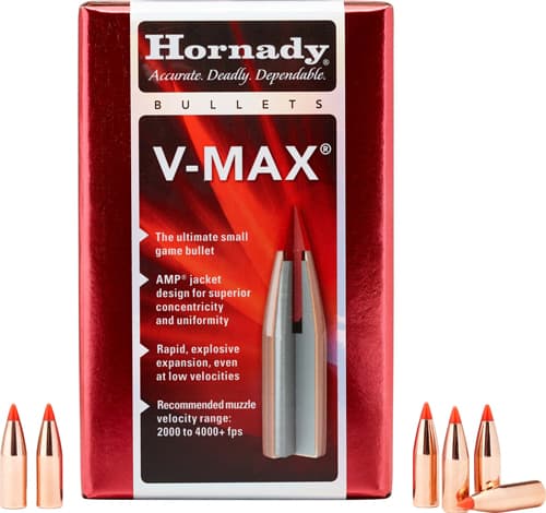 Hornady V-MAX Bullets 6MM .243" 75 Gr V-Maxbt 100/Ct