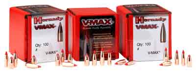 Hornady V-MAX Bullets 6MM .243" 87 Gr V-Maxbt 100/Ct