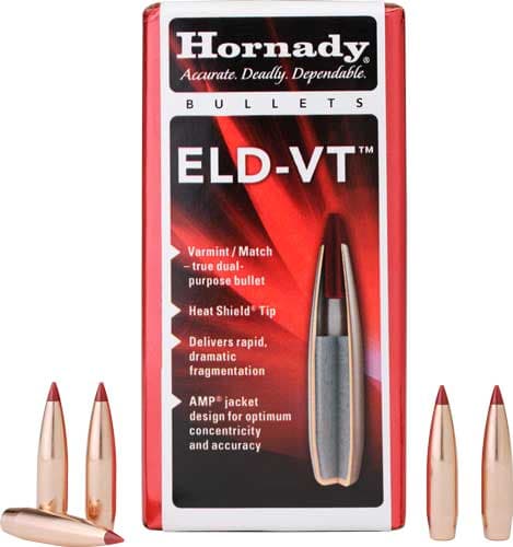 Hornady ELD-VT Rifle Bullets 6.5MM .264" 100 Gr 100/Ct