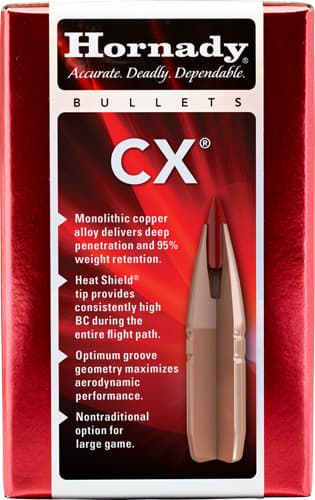 Hornady CX Bullets 6.5MM .264" 130GR (1-8") 50/Rd