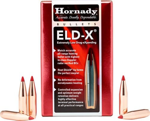 Hornady ELD-X Bullets with Heat Shield Tip 7MM .284" 150 Gr ELD-X 100/Ct