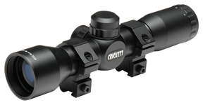 Crickett 4X32MM Scope MIL-DOT - W/Rings Black Matte