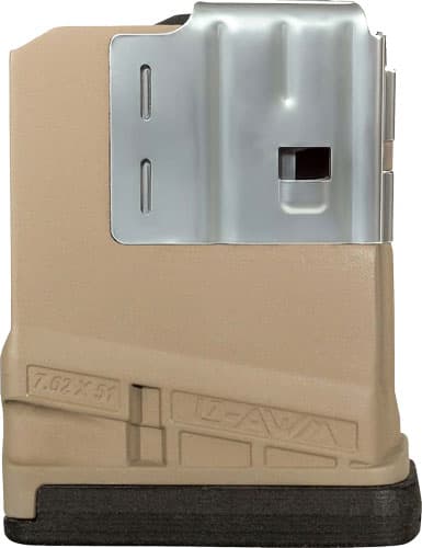 Lancer Magazine L7AWM SR-25 - 7.62X51 10RD Opaque FDE
