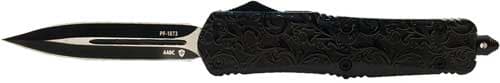 Templar Knife Large OTF Maiden - Black Gloss 3.5" BLK Dagger