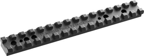 Audere NATO RAIL Tikka T3/T3X - 0 MOA Black