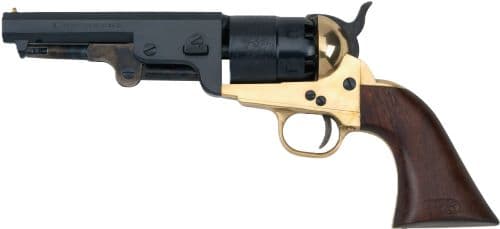 E.m.f. 1851 NAVY Brass Sheriff - 44 CAL 5.5" Engraved BLD/Walnt