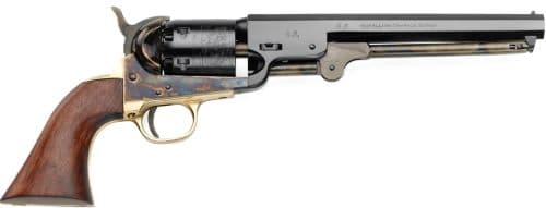 Pietta 1851 Navy Percussion Revolover .44 Cal 7-1/2" BBL Case Hardened Walnut Grips