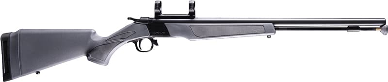 CVA WOLF V2 50 Cal Blued Steel Muzzleloader Stealth Grey 0 MOA Pic Rail