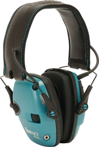Howard Leight Impact Sport Electronic Ear Muffs 22DB Teal