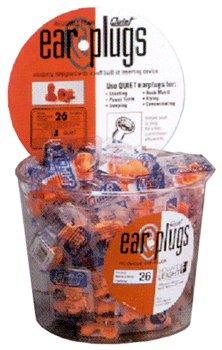 Howard Leight Super Leight Ear Plugs Pre-Shaped Foam Coral Ear Plugs 33DB 100/Pr Uncorded Tub