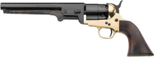 Pietta 1851 Navy Brass Frame Walnut Grips - .44 Cal 7-1/2"