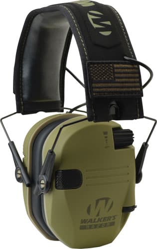 Walker's Razor Patriot Series Razor Slim Electronic Muff 23 NRR OD Patriot