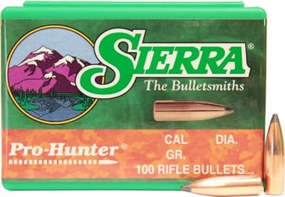 Sierra Pro-Hunter Rifle Bullets .35 Cal .358" 200 Gr RN 50/Ct