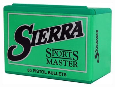 Sierra Sports Master Handgun Bullets .40/10MM .400" 180 Gr JHP 100/Ct