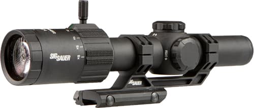 SIG Sauer Tactical Tango-MSR LPVO Rifle Scope 1-6X24 Illum MSR BDC6 Incl/ Alpha MSR Mount Black